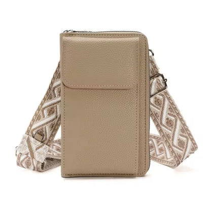 Bolso Portacel Correa Tejida 1 Bolsillo